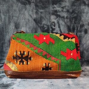 Capelli of New York Multicolor Woven Shoulder Bag